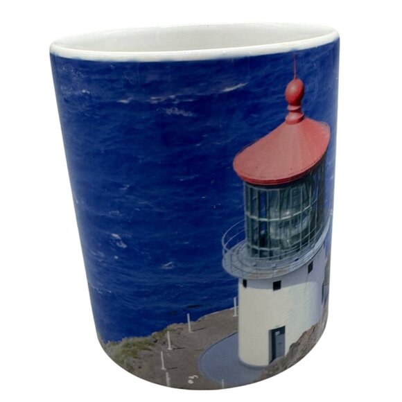 Arnett Lighthouse Scenic Ceramic Coffee Mug 11 Oz Made In China READ - Picture 2 of 5